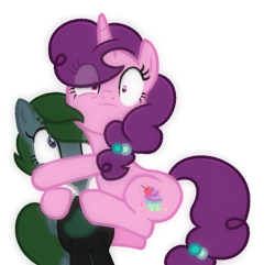 Size: 761x733 | Tagged: safe, artist:thefanficfanpony, sugar belle, oc, oc:feather bangs, base used