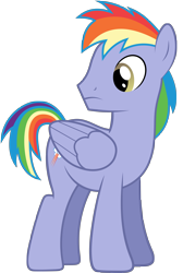 Size: 3353x5000 | Tagged: safe, artist:rubez2525, rainbow blaze, pegasus, pony, games ponies play, .ai available, absurd resolution, male, simple background, solo, stallion, transparent background, vector, vector trace