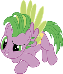 Size: 3030x3544 | Tagged: safe, artist:bluemoonhd, spike, pony, ponified, ponified spike, simple background, solo, transparent background, vector