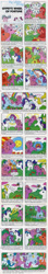 Size: 689x3950 | Tagged: safe, firefly, glory, gypsy (g1), lickety split, majesty, medley, sparkler (g1), spike (g1), sprinkles (g1), bee, dragon, comic:my little pony (g1), g1, buzz the smelling bee, comet, comic, cursed, doll, duck soup, fortune telling, gypsy's wheel of fortune, honeycomb, ice, invisibility, jewelry, land of dolls, mandarin orange, melting, necklace, official, pun, reflection, smelling bee, toy, underhoof, wheel of fortune