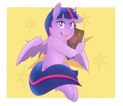 Size: 1717x1474 | Tagged: safe, artist:mythos art, twilight sparkle, twilight sparkle (alicorn), alicorn, pony, book, chibi