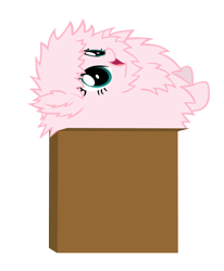 Size: 6588x8000 | Tagged: safe, artist:photomix3r, oc, oc only, oc:fluffle puff, pony, absurd resolution, box, simple background, solo, transparent background, vector