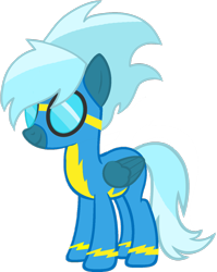 Size: 1280x1610 | Tagged: safe, artist:fletcherthehuntress, oc, oc only, oc:thunderwind, pegasus, pony, clothes, female, goggles, mare, simple background, solo, transparent background, uniform, vector, wonderbolts uniform