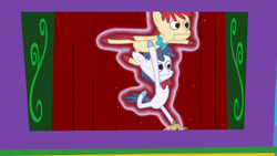 Size: 1280x720 | Tagged: safe, screencap, pony, forever filly, banana peel, magic, magic aura, puppet