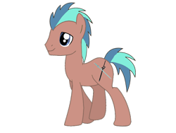 Size: 900x675 | Tagged: safe, artist:rsa.fim, edit, oc, oc only, oc:shining sword, earth pony, pony, bad edit, cutie mark, oc recolor, recolor, simple background, solo, transparent background, vector