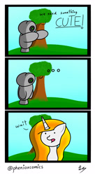 Size: 1200x2200 | Tagged: safe, artist:phenioxflame, oc, oc only, oc:phenioxflame, comic, cute, dialogue, simple, simple comic, stan.3