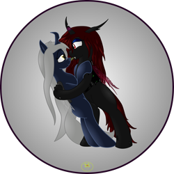 Size: 5000x5000 | Tagged: safe, artist:lakword, oc, oc only, oc:scarlet, oc:silverwind, changeling, hybrid, absurd resolution, changeling oc, female, green tongue, kissing, lesbian, licking, mare, red changeling, seduction, simple background, tongue out, transparent background
