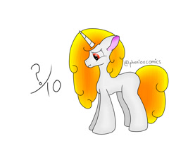 Size: 1280x1024 | Tagged: safe, artist:phenioxflame, oc, oc only, oc:phenioxflame, pony, unicorn, basic, full body, sad