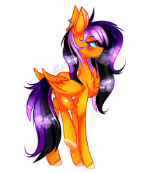 Size: 2299x2600 | Tagged: safe, artist:huirou, oc, oc only, oc:sunrise, pegasus, pony, chest fluff, female, high res, mare, simple background, solo, transparent background