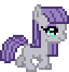 Size: 64x66 | Tagged: safe, artist:botchan-mlp, maud pie, pony, animated, cute, desktop ponies, female, filly, filly maud pie, foal, gif, maudabetes, pixel art, simple background, solo, sprite, transparent background, trotting, younger