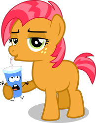Size: 5677x7280 | Tagged: safe, artist:killagouge, babs seed, earth pony, pony, one bad apple, absurd resolution, female, filly, simple background, transparent background, vector, vector trace
