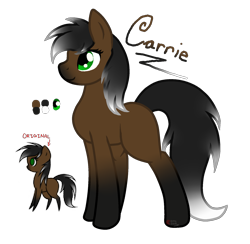 Size: 1721x1677 | Tagged: safe, artist:anxiouslilnerd, oc, oc only, oc:carrie, earth pony, horse, pony, female, mare, original vector, reference sheet, simple background, transparent background, vector