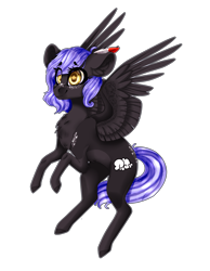 Size: 1627x2101 | Tagged: safe, artist:nightstarss, oc, oc only, oc:cloudy night, pony, female, flying, mare, simple background, solo, transparent background