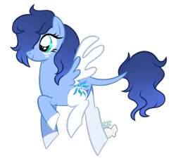 Size: 2467x2293 | Tagged: safe, artist:sugahfox, oc, oc only, oc:saphire quill, pegasus, pony, colored wings, colored wingtips, female, high res, leonine tail, mare, simple background, socks (coat marking), solo, transparent background