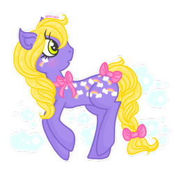 Size: 1024x1024 | Tagged: safe, artist:crystal-sushi, pony, g1, merriweather (g1), simple background, solo, transparent background, twice as fancy ponies