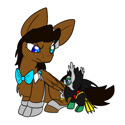 Size: 1024x1024 | Tagged: safe, artist:usagi-zakura, oc, oc:mister clever, pony, damian wayne, dc comics, doctor who, eleventh doctor, ponified, robin