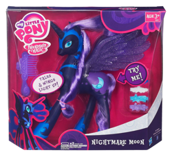 Size: 1600x1456 | Tagged: safe, nightmare moon, brushable, irl, photo, solo, toy