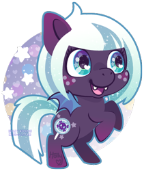 Size: 412x489 | Tagged: safe, artist:miss-glitter, oc, oc only, oc:saucy sweets, pony, heart eyes, simple background, solo, transparent background, wingding eyes