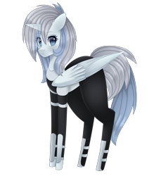 Size: 2599x2840 | Tagged: safe, artist:bonniebatman, oc, oc only, alicorn, pony, clothes, female, high res, mare, simple background, solo, transparent background