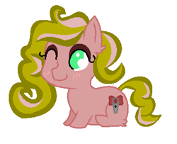 Size: 380x309 | Tagged: safe, artist:turtlezgomoo, earth pony, pony, meghan trainor, ponified, solo