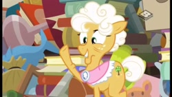 Size: 2560x1440 | Tagged: safe, derpibooru import, screencap, goldie delicious, pony, the perfect pear