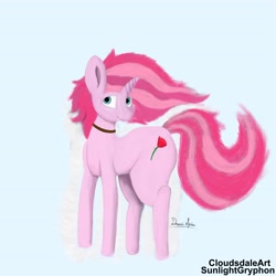 Size: 6117x6117 | Tagged: safe, artist:cloudsdaleart, oc, oc only, oc:rosebud, pony, unicorn, absurd resolution, solo