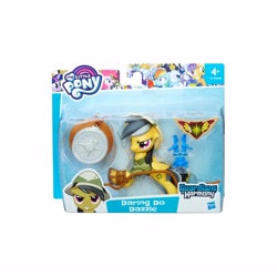 Size: 3000x3000 | Tagged: safe, daring do, guardians of harmony, hat, sapphire statue, solo, toy, whip