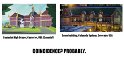 Size: 1181x542 | Tagged: safe, equestria girls, canterlot high, coincidence, coincidence?!... probably, colorado, comparison, inspiration, irl, photo