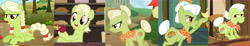 Size: 12856x2388 | Tagged: safe, bright mac, granny smith, pony, apple family reunion, the perfect pear, where the apple lies, absurd resolution, age progression, young granny smith