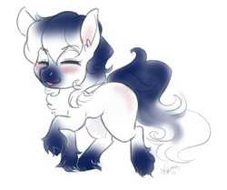 Size: 939x784 | Tagged: safe, artist:skuttz, oc, oc only, oc:sassy frass, earth pony, pony, cute, solo, unshorn fetlocks