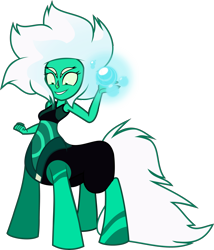 Size: 3777x4412 | Tagged: safe, artist:orin331, centaur, pony, ponytaur, taur, absurd resolution, magic, malachite (steven universe), multiple eyes, ponified, solo, steven universe