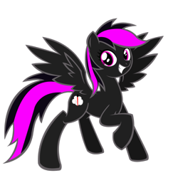 Size: 1024x1024 | Tagged: safe, artist:danmakuman, oc, oc only, oc:skydancer, pegasus, pony, request, simple background, solo, transparent background