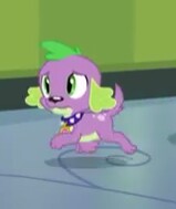 Size: 159x189 | Tagged: safe, screencap, spike, dog, equestria girls, rainbow rocks, picture for breezies, solo, spike the dog, walking