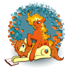 Size: 3448x3360 | Tagged: safe, artist:noreasontohope, oc, oc only, oc:firefox, pony, browser ponies, firefox, mane of fire, ponified, rapidash, simple background, transparent background