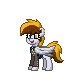 Size: 80x80 | Tagged: safe, screencap, oc, oc only, oc:captain caramel, pegasus, pony, pixel art, pony town, solo