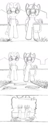 Size: 701x1799 | Tagged: safe, artist:dsb71013, oc, oc only, oc:amber spark, pony, comic, monochrome