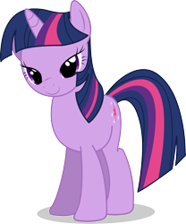 Size: 1920x2307 | Tagged: safe, artist:simplyfeatherbrain, twilight sparkle, pony, unicorn, bedroom eyes, female, mare, simple background, solo, transparent background, vector