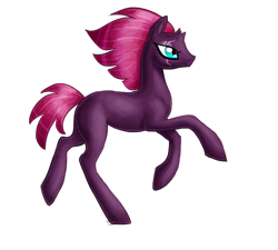 Size: 821x739 | Tagged: safe, artist:sallindaemon, fizzlepop berrytwist, tempest shadow, pony, my little pony: the movie, adult blank flank, blank flank, broken horn, simple background, solo, transparent background
