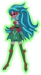 Size: 3258x6000 | Tagged: safe, artist:limedazzle, gaea everfree, gloriosa daisy, equestria girls, legend of everfree, absurd resolution, clothes, looking back, request, simple background, solo, transparent background, vector