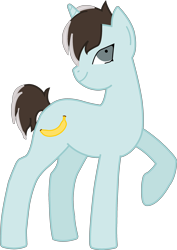 Size: 1942x2745 | Tagged: safe, artist:tokuberry, pony, fudou akio, inazuma eleven, ponified, simple background, solo, transparent background, vector