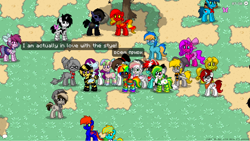 Size: 1366x768 | Tagged: safe, oc, oc only, oc:food, clothes, pony town, rainbow socks, screenshots, socks, striped socks