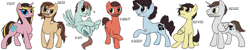 Size: 3500x700 | Tagged: safe, artist:wolftendragon, earth pony, pegasus, pony, unicorn, game grumps, ponified