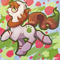 Size: 3000x3000 | Tagged: safe, artist:bean-sprouts, crossover, pokémon, ponified, smeargle, solo, tongue out