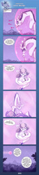 Size: 1024x4455 | Tagged: safe, artist:pimander1446, discord, oc, oc:squeaky pitch, hamster, pony, comic:blue gem, absurd resolution, comic, force field, mountain, nom, species swap