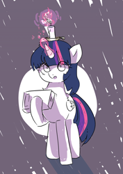 Size: 1280x1810 | Tagged: safe, artist:kkuyo, twilight sparkle, twilight sparkle (alicorn), alicorn, pony, 30 minute art challenge, book, candle, solo