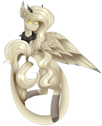 Size: 2260x2800 | Tagged: safe, artist:mauuwde, oc, oc only, oc:hoja, draconequus, pony, female, high res, simple background, solo, transparent background