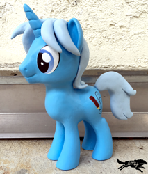 Size: 2371x2778 | Tagged: safe, artist:lostinthetrees, oc, oc only, oc:tom ink, pony, unicorn, craft, figure, solo