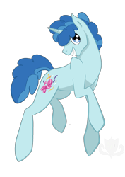 Size: 2480x3507 | Tagged: safe, artist:stagetechyart, party favor, pony, simple background, smiling, solo, transparent background