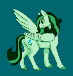 Size: 453x471 | Tagged: safe, artist:believeinshadows, oc, oc only, oc:eden shallowleaf, pegasus, pony, solo