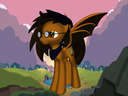 Size: 1200x900 | Tagged: safe, oc, oc only, oc:century note, bat pony, pony, 1000 hours in 3d pony creator, 3d, 3d pony creator, male, solo, stallion